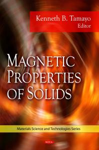 Magnetic Properties Of Solids 1st Edition Kenneth B Tamayo