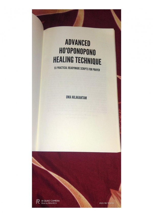 Advanced Hooponopono Healing Technique 1st Edition Uma Nilakantam