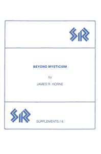 Beyond Mysticism 1st Edition James R Horne