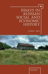 Essays In Russian Social And Economic History 1st Edition Steven L Hoch