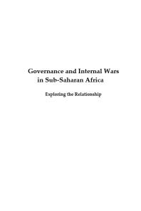 Governance And Internal Wars In Subsaharan Africa Exploring The Relationship Abdulahi Osman