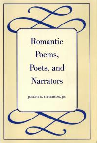 Romantic Poems Poets And Narrators 1st Edition Joesph C Sitterson