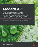 Modern Api Development With Spring And Spring Boot Sourabh Sharma