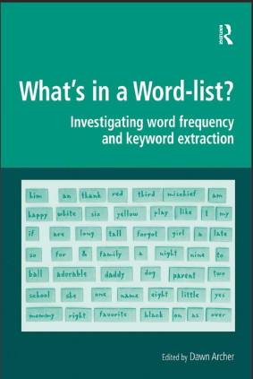Whats In A Wordlist Investigating Word Frequency And Keyboard Extraction Dawn Archer