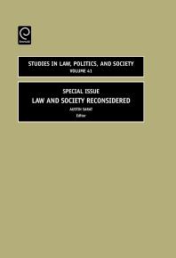 Law And Society Reconsidered Special Issue Austin Sarat