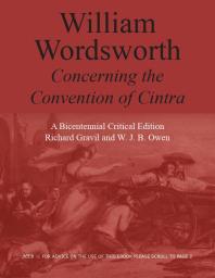 William Wordsworth Concerning The Convention Of Cintra William Wordsworth Wjb Owen Jw Smyser