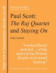 Paul Scott The Raj Quartet And Staying On John Lennard Charles Moseley
