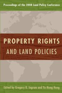 Property Rights And Land Policies 1st Edition Gregory K Ingram Yuhung Hong