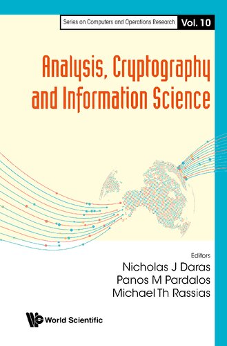 Analysis Cryptography And Information Science Teamira Nicholas J Daras Editor
