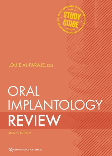 Oral Implantology Review A Study Guide Second Edition Teamira 2nd Edition Louis Alfaraje