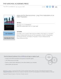 Aging And The Macroeconomy Longterm Implications Of An Older Population 1st Edition National Research Council Division Of Behavioral And Social Sciences And Education Committee On Population Division On Engineering And Physical Sciences Board On Mathematical Sciences And Their Applications Committee On The Longrun Macroeconomic Eff