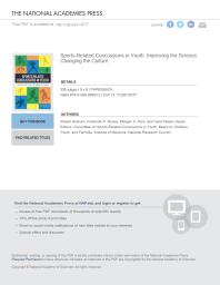 Sportsrelated Concussions In Youth Improving The Science Changing The Culture 1st Edition National Research Council Institute Of Medicine And Families Youth Board On Children Committee On Sportsrelated Concussions In Youth Carol Mason Spicer Morgan A Ford Frederick P Rivara Robert Graham