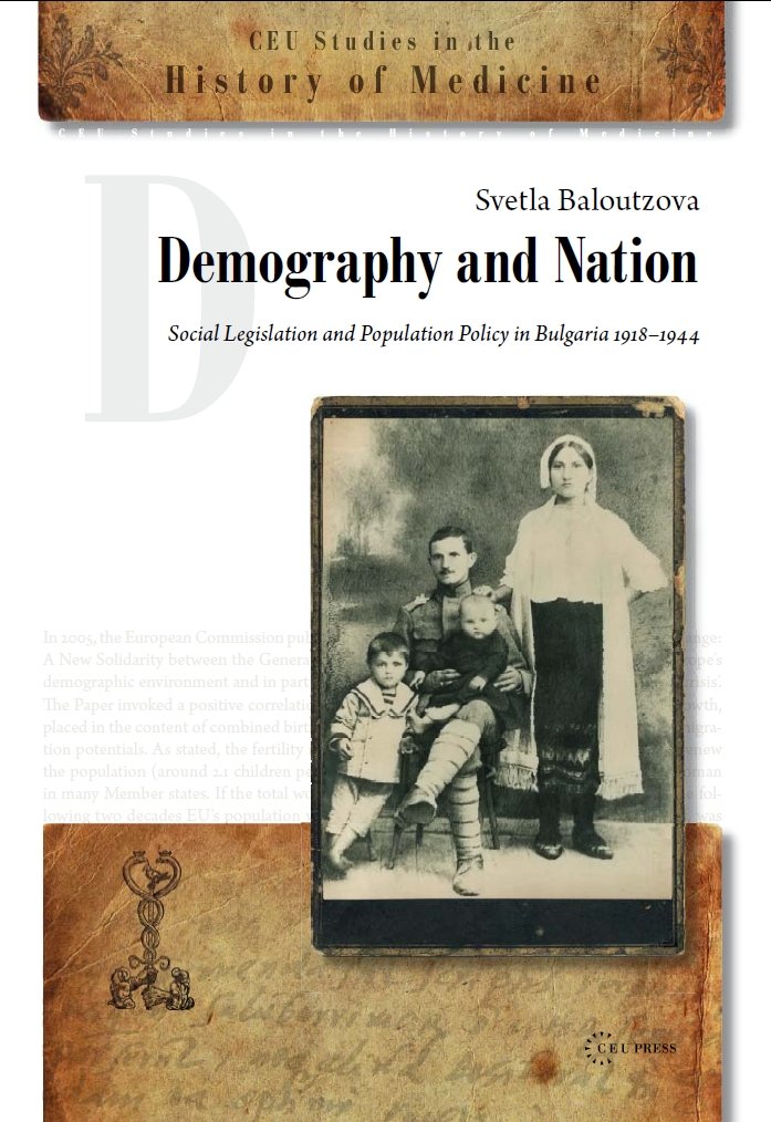 Demography And Nation Social Legislation And Population Policy In Bulgaria Svetla Baloutzova