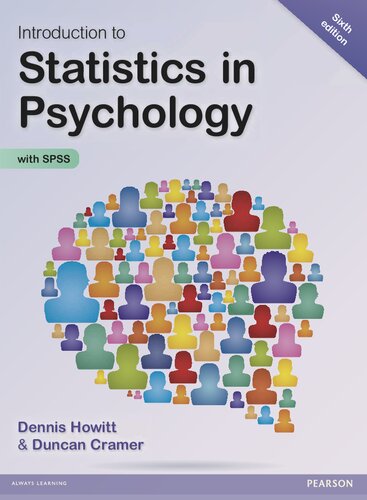 Introduction To Statistics In Psychology 6th Edition Dennis Howitt