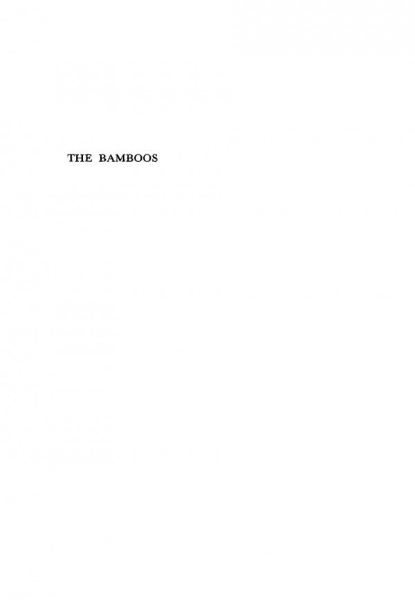 The Bamboos A Fresh Perspective F A Mcclure