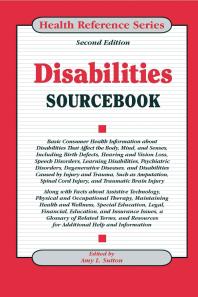 Disabilities Sourcebook 2nd Edition Amy Sutton