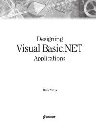 Designing Visual Basicnet Applications David Vitter