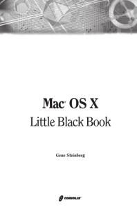 Mac Os X Black Book Steinberg