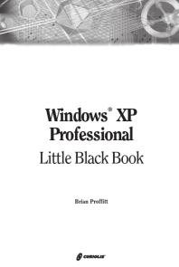 Windows Xp Professional Little Black Book Brian Proffitt