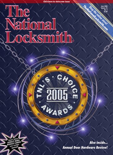 The National Locksmith Volume 76 Number 6 6th Edition The National Locksmith