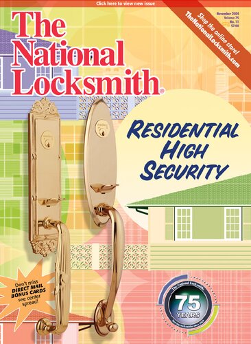 The National Locksmith Volume 75 Number 11 11th Edition The National Locksmith