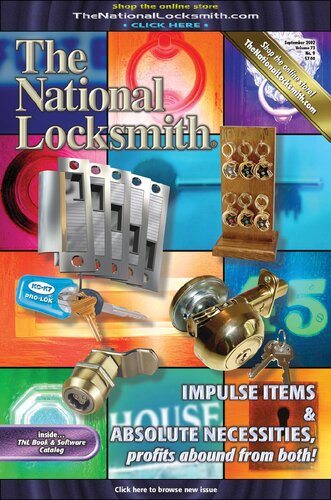 The National Locksmith Volume 73 Number 9 9th Edition The National Locksmith