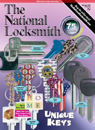 The National Locksmith Volume 75 Number 9 9th Edition The National Locksmith