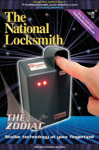 The National Locksmith Volume 73 Number 8 8th Edition The National Locksmith