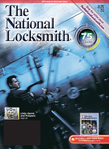 The National Locksmith Volume 75 Number 5 5th Edition The National Locksmith