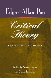 Poes Critical Theory The Major Documents 1st Edition Susan Levine Susan F Levine