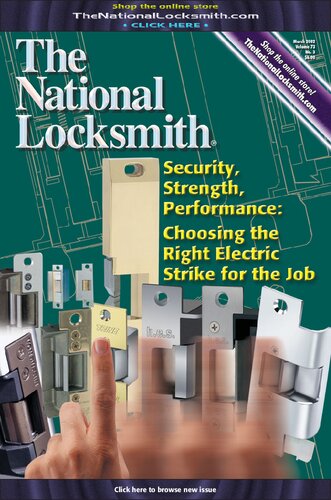 The National Locksmith Volume 73 Number 3 3rd Edition The National Locksmith