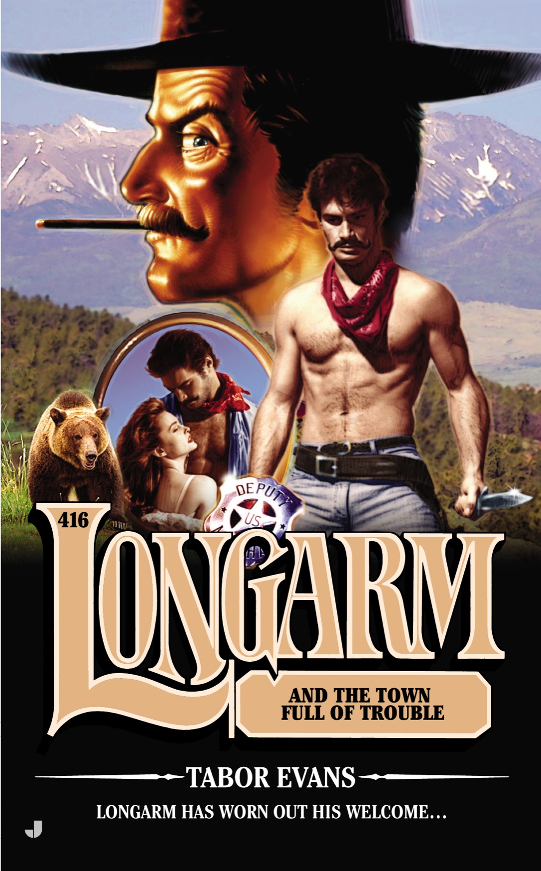Longarm 416 Longarm And The Town Full Of Trouble Tabor Evans