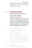 The Missing Course Everything They Never Taught You About College Teaching David Gooblar