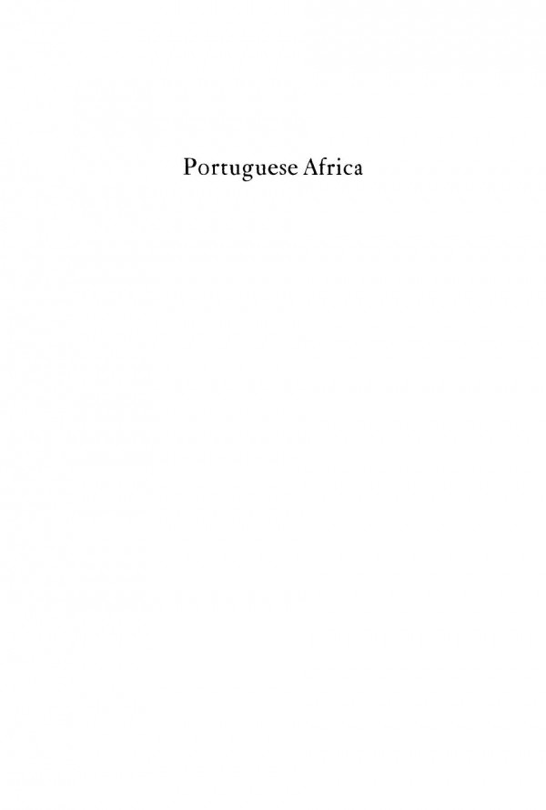 Portuguese Africa Chair Department Of Classics James Duffy Md