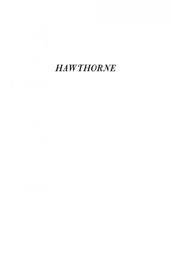 Hawthorne A Critical Study Hyatt H Waggoner