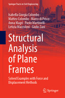 Structural Analysis Of Plane Frames Solved Examples With Force And Displacement Methods Isabella Giorgia Colombo