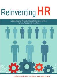 Reinventing Hr Strategic And Organisational Relevance Of The Human Resources Function 1st Edition Cecile Schultz Hugo Van Der Walt