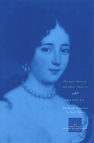 Memoirs Marie Mancini Hortense Mancini Sarah Nelson