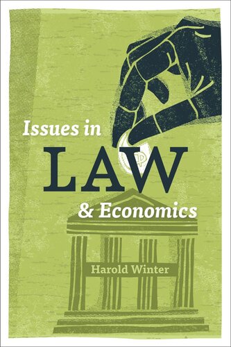 Issues In Law And Economics Harold Winter