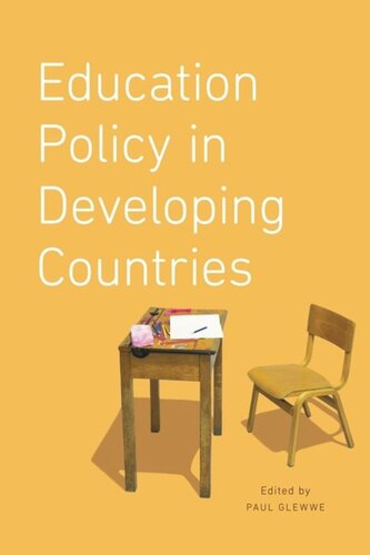 Education Policy In Developing Countries Paul Glewwe Editor