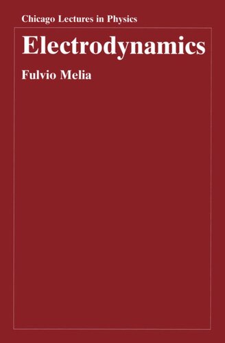 Electrodynamics Fulvio Melia