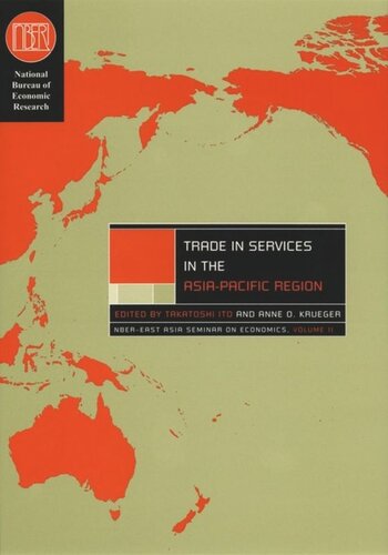 Trade In Services In The Asiapacific Region Takatoshi Ito Editor Anne O Krueger Editor