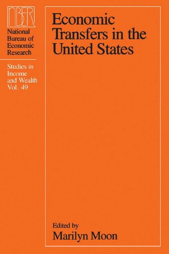 Economic Transfers In The United States Marilyn Moon Editor