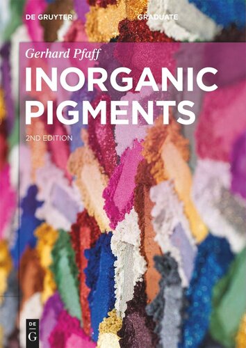 Inorganic Pigments 2nd Revised And Extended Edition Gerhard Pfaff