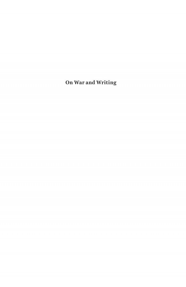 On War And Writing Samuel Hynes