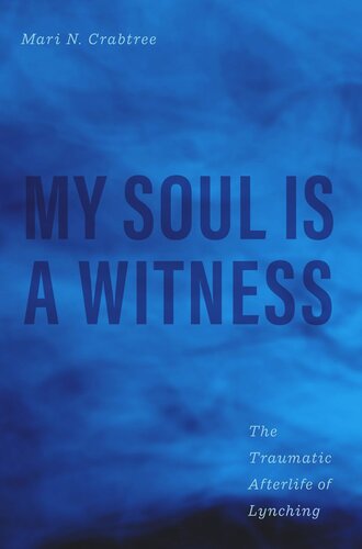 My Soul Is A Witness The Traumatic Afterlife Of Lynching Mari N Crabtree