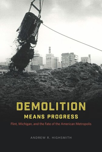 Demolition Means Progress Flint Michigan And The Fate Of The American Metropolis Andrew R Highsmith