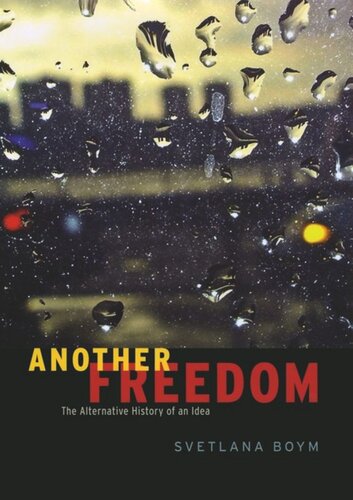 Another Freedom The Alternative History Of An Idea Svetlana Boym