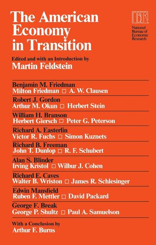 The American Economy In Transition Martin Feldstein Editor