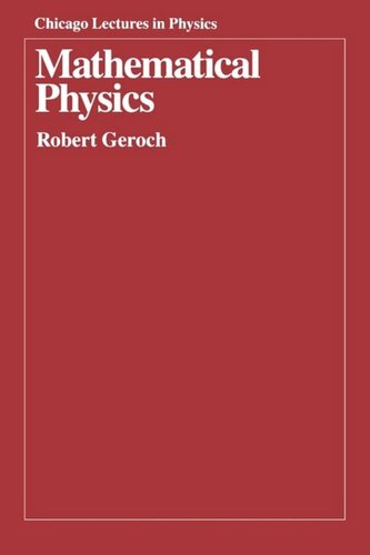Mathematical Physics Robert Geroch
